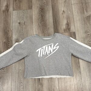 Gray Titans Kids Long Sleeve Shirt